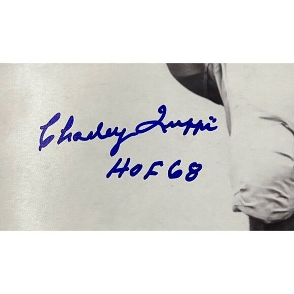 Charley Trippi Autographed 8x10 Photo HOF 68 Inscribed Vintage - Picture 2 of 2